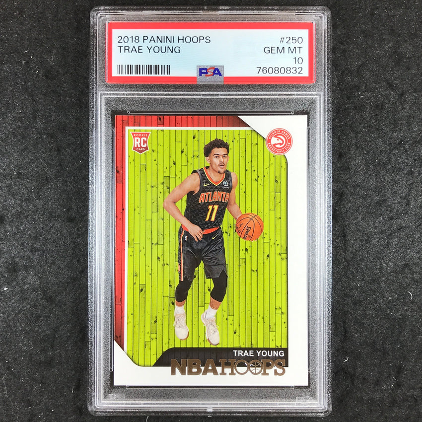 2018 Hoops TRAE YOUNG Rookie Base #250 PSA 10 (832)