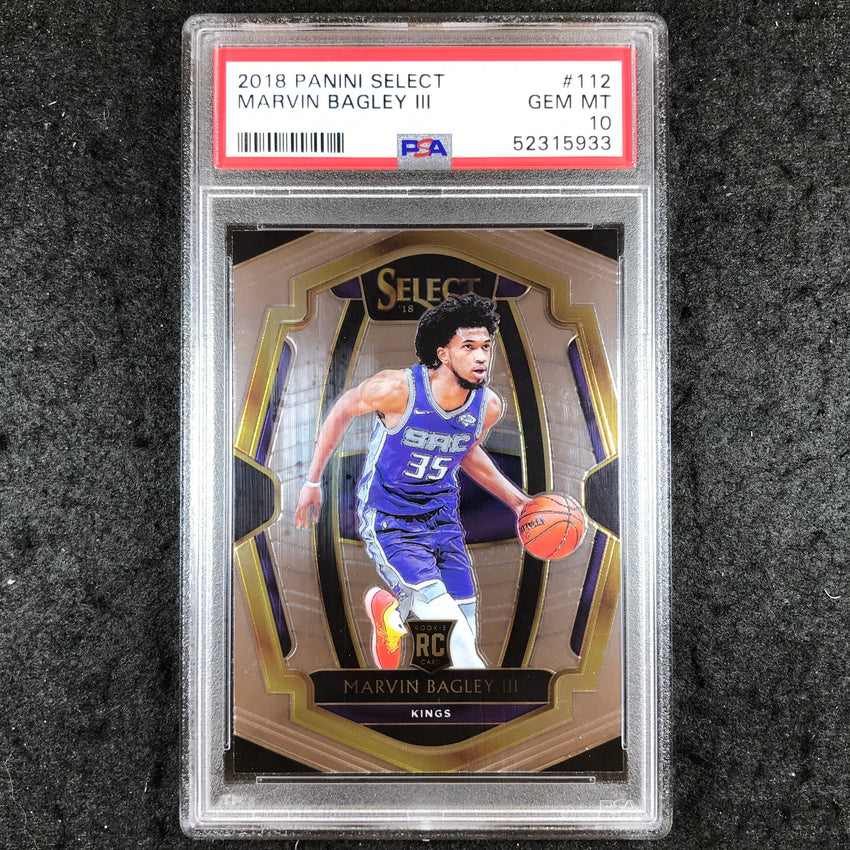 2018 Panini Select MARVIN BAGLEY III Rookie Base #112 PSA 10 (933)