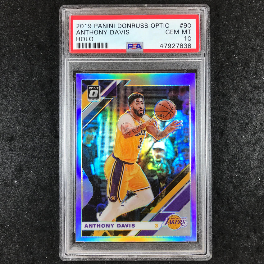 2019 Panini Donruss Optic ANTHONY DAVIS Holo #90 PSA 10 (838)
