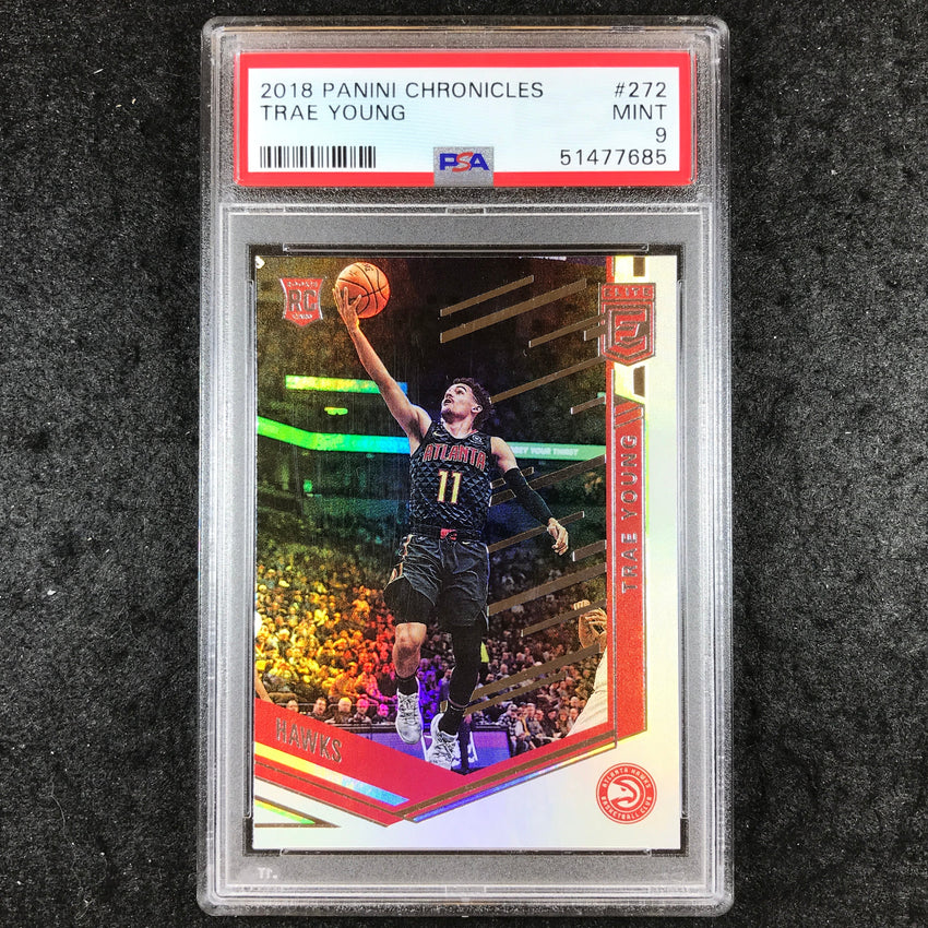 2018 Panini Chronicles TRAE YOUNG Rookie Elite #272 PSA 9 (685)