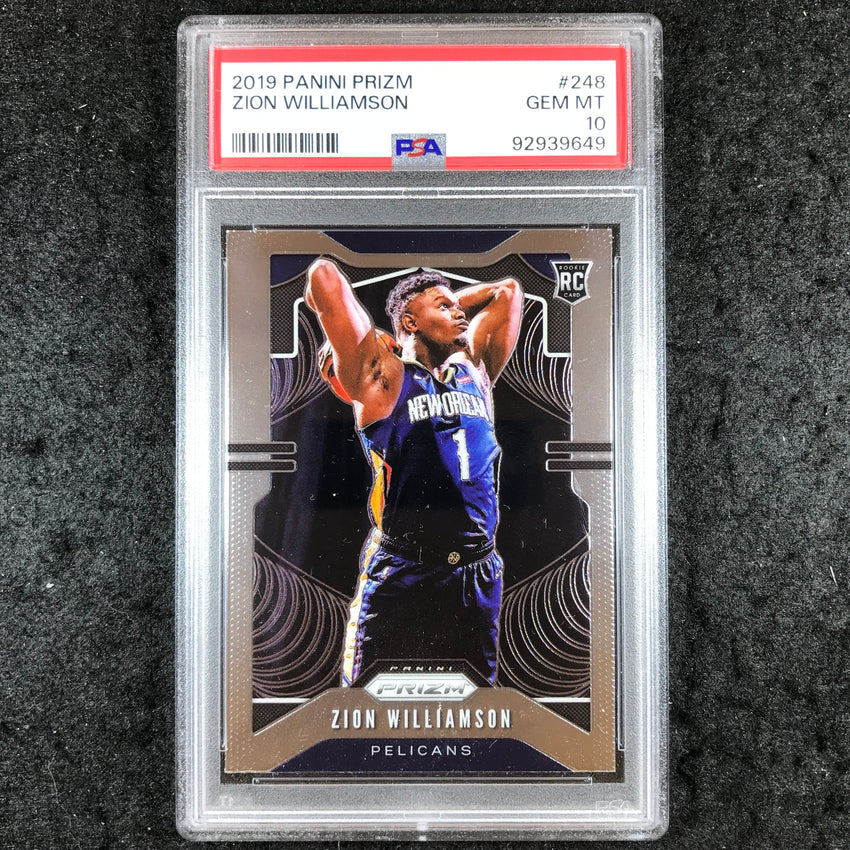 2019 Prizm ZION WILLIAMSON Rookie Base #248 PSA 10 (649)