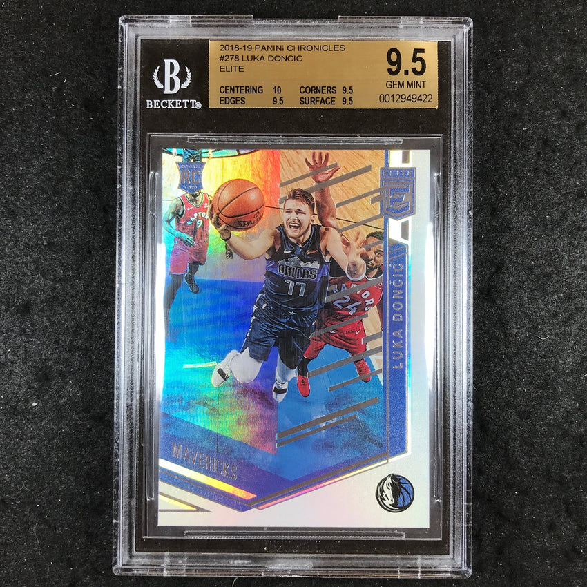 2018 Panini Chronicles LUKA DONCIC Rookie Elite #278 BGS 9.5 (422)