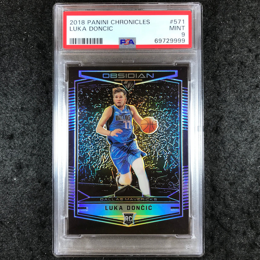 2018 Chronicles LUKA DONCIC Rookie Obsidian Preview #571 PSA 9 (999)
