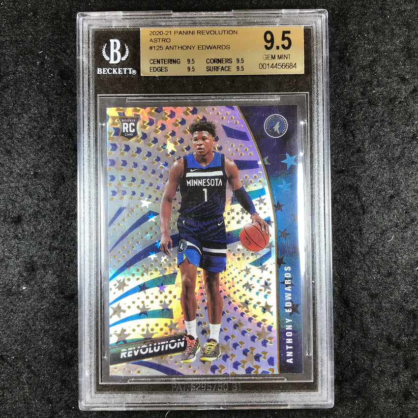 2020 Panini Revolution ANTHONY EDWARDS Rookie Astro #125 BGS 9.5 (684)