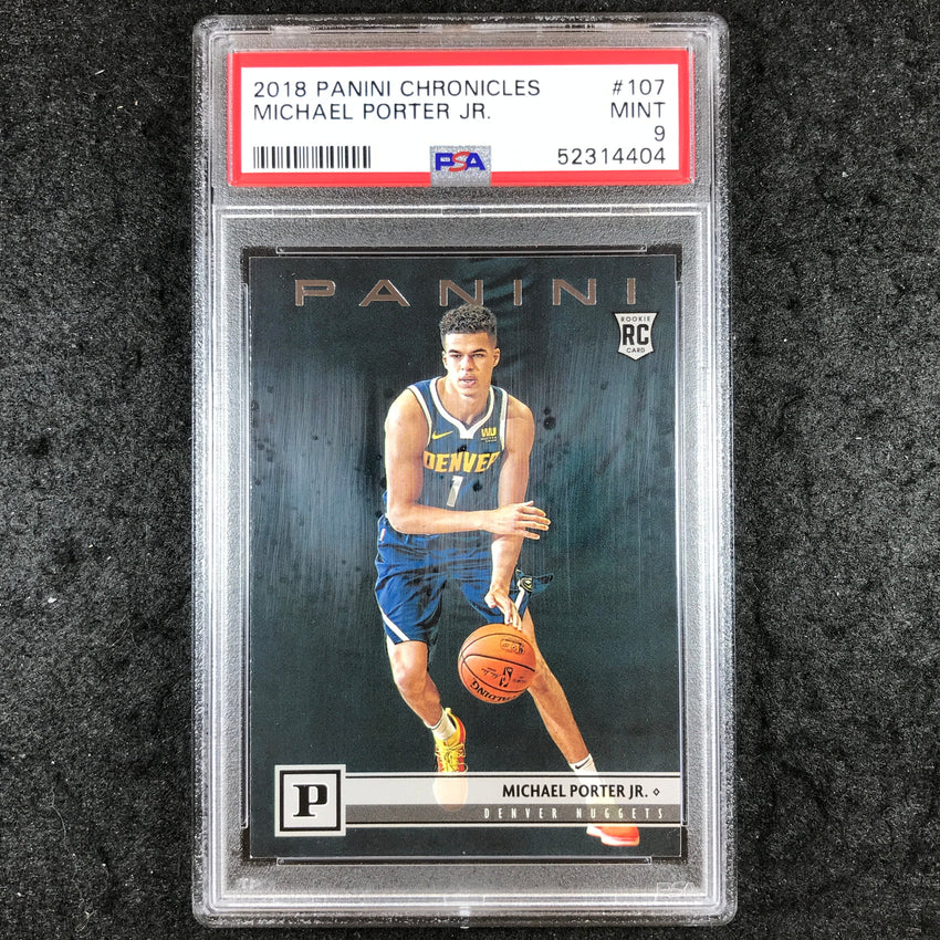 2018 Panini Chronicles MICHAEL PORTER JR. Rookie #107 PSA 9 (404)