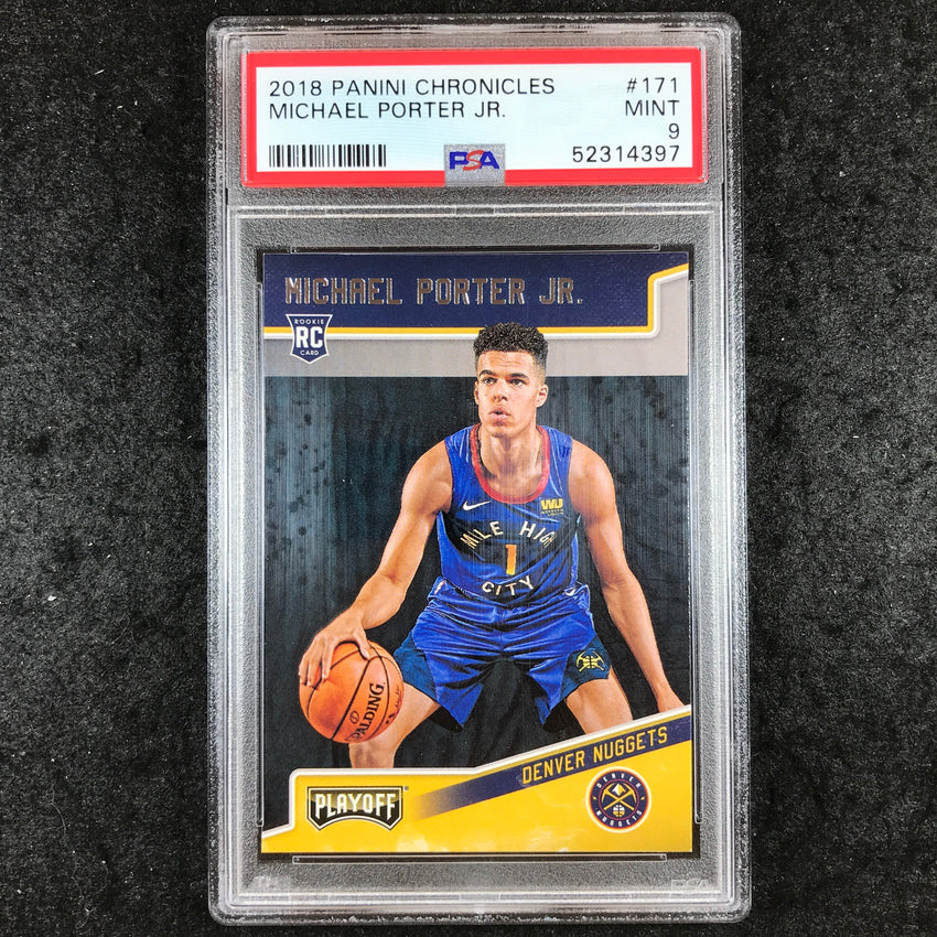 2018 Panini Chronicles MICHAEL PORTER JR. Rookie Playoff #171 PSA 9 (397)