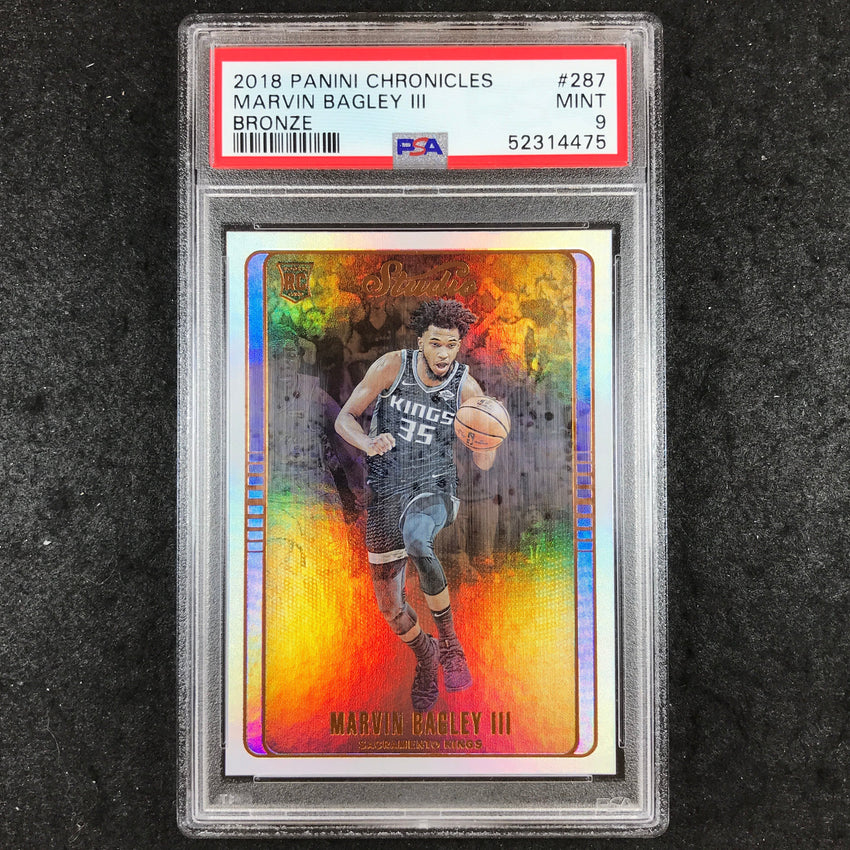 2018 Panini Chronicles MARVIN BAGLEY III Rookie Bronze #287 PSA 9 (475)