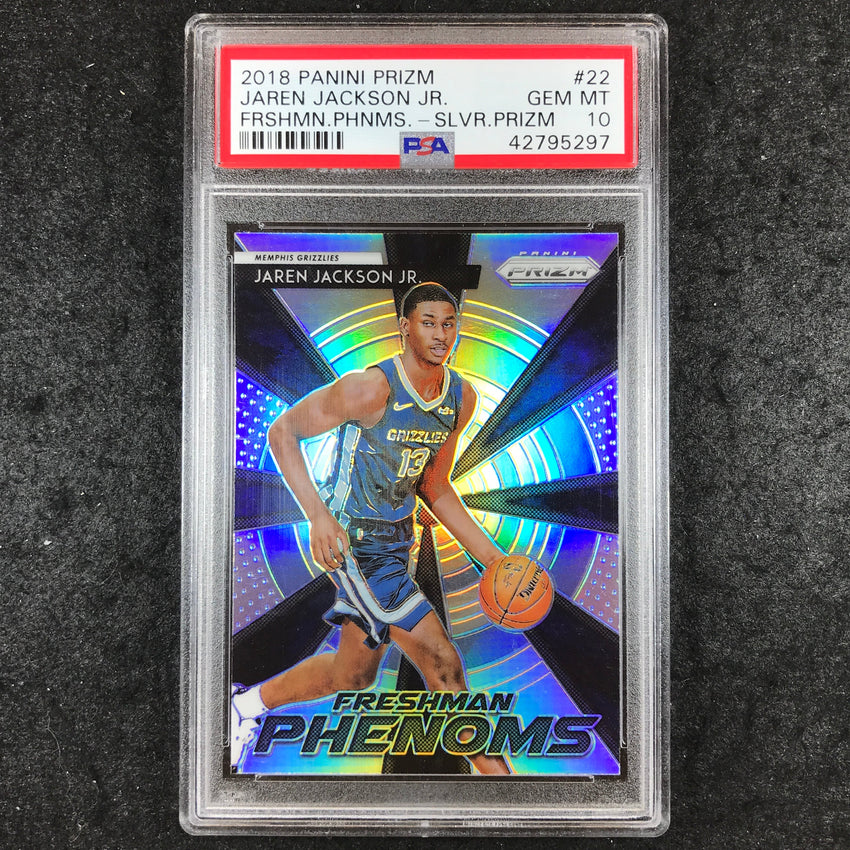 2018 Prizm JAREN JACKSON JR. Rookie Freshman Phenoms Silver #22 PSA 10 (297)