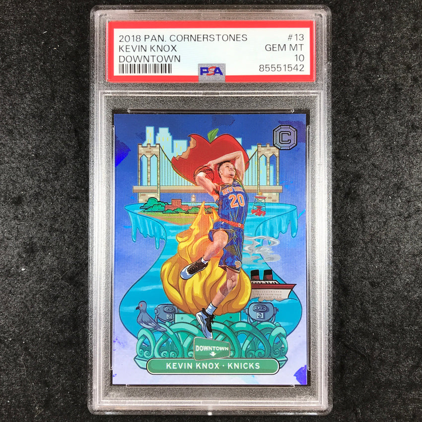 2018 Panini Cornerstones KEVIN KNOX Rookie Downtown #13 PSA 10 (542)