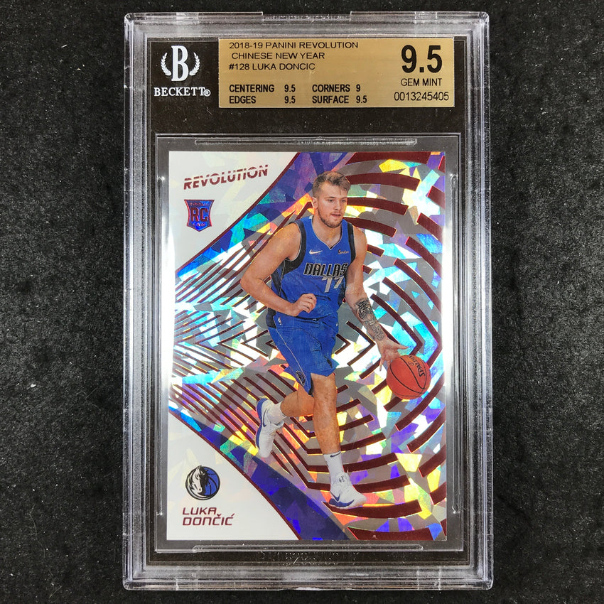 2018 Panini Revolution LUKA DONCIC Rookie Chinese New Year #128 BGS 9.5 (405)