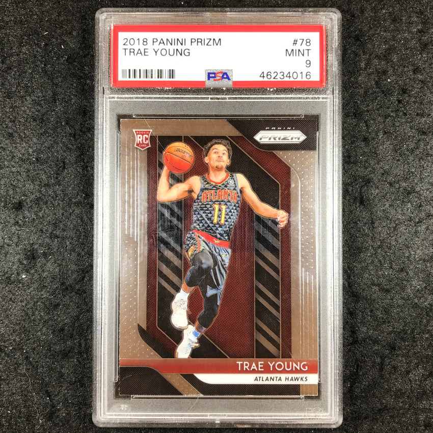 2018 Prizm TRAE YOUNG Rookie Base #78 PSA 9 (016)