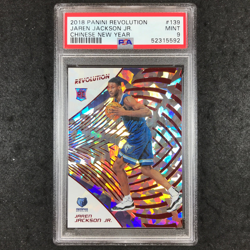 2018 Revolution JAREN JACKSON JR. Rookie Chinese New Year #139 PSA 9 (592)