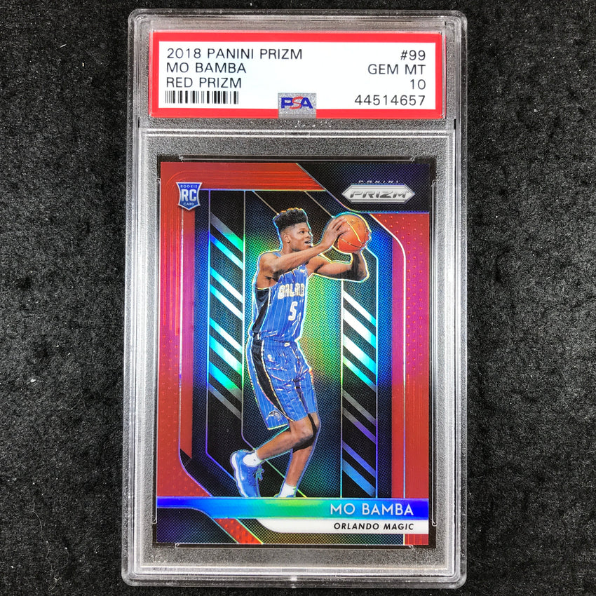 2018 Panini Prizm MO BAMBA Rookie Red Prizm 228/299 #99 PSA 10 (657)