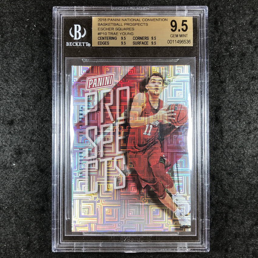 2018 National TRAE YOUNG Rookie Basketball Prospects Escher 3/25 BGS 9.5 (536)
