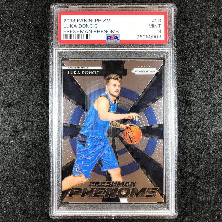 2018 Prizm LUKA DONCIC Rookie Freshman Phenoms #23 PSA 9 (903)