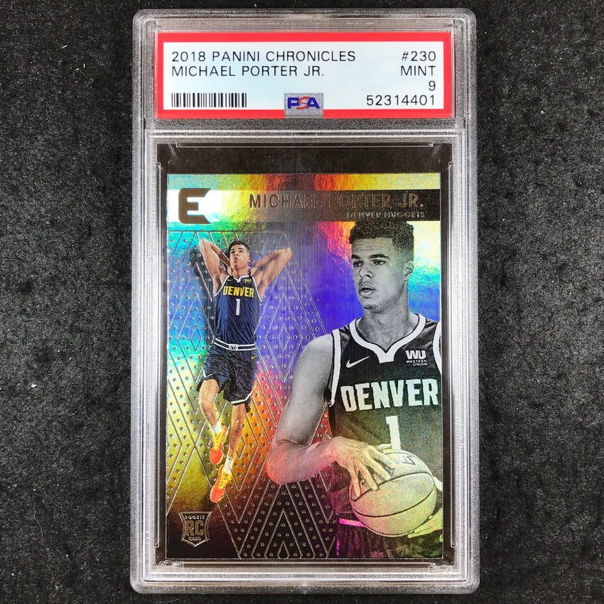 2018 Panini Chronicles MICHAEL PORTER JR. Rookie Essentials #230 PSA 9 (401)