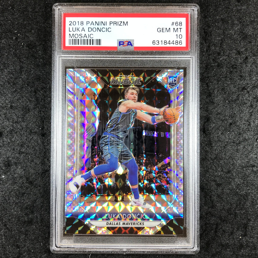 2018 Mosaic LUKA DONCIC Rookie Mosaic #68 PSA 10 (486)