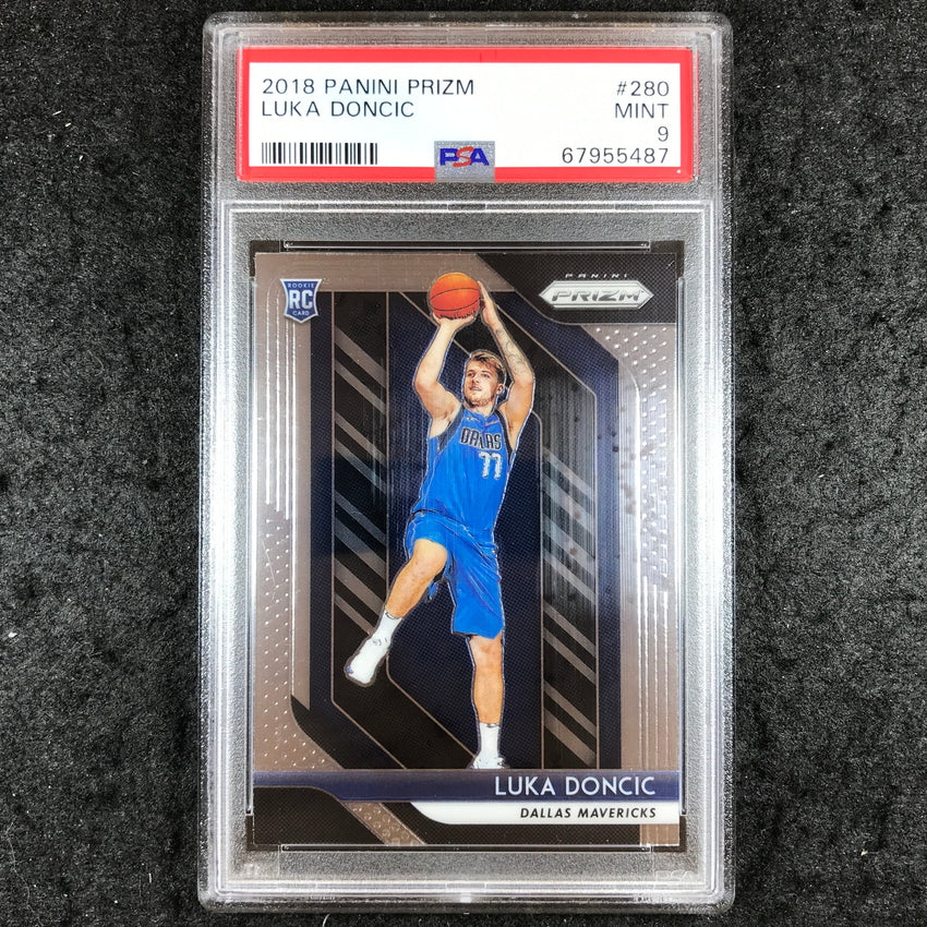 2018 Prizm LUKA DONCIC Rookie Base #280 PSA 9 (487)
