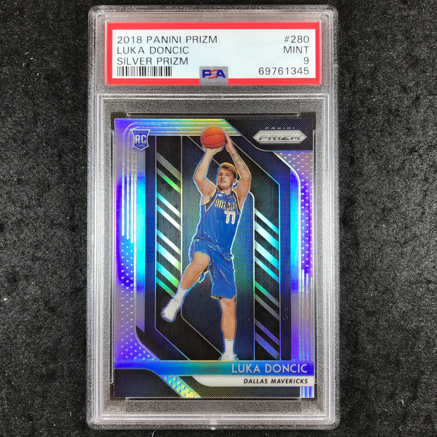 2018 Prizm LUKA DONCIC Rookie Silver #280 PSA 9 (345)