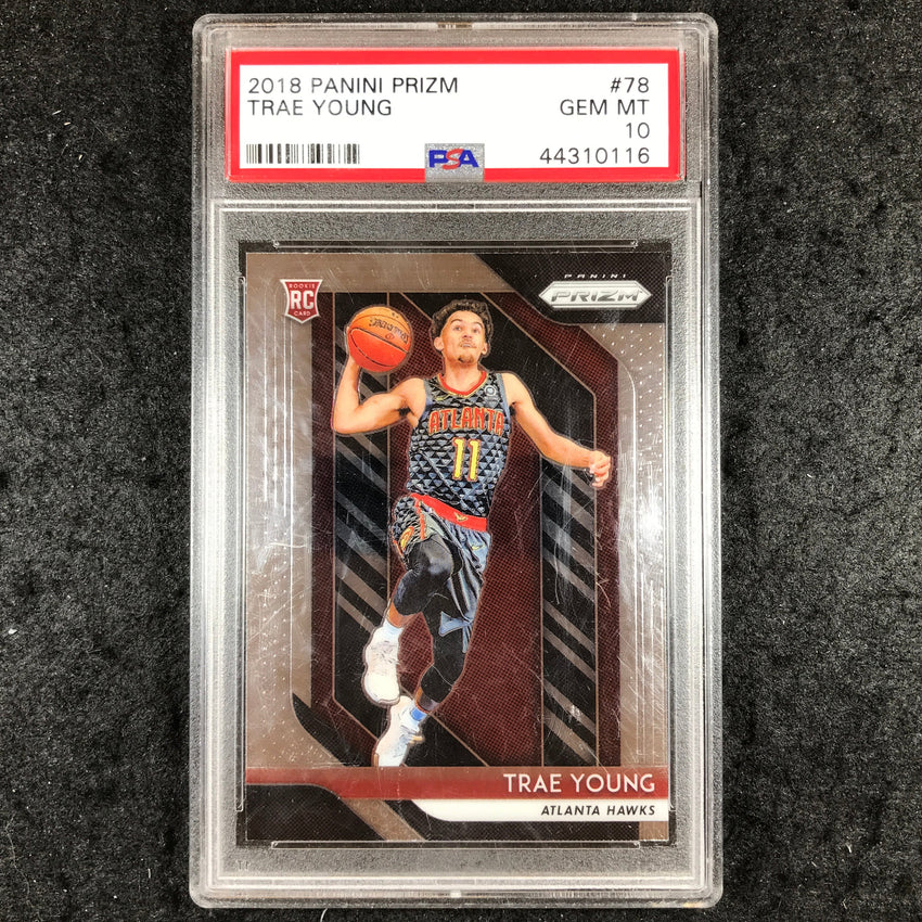 2018 Prizm TRAE YOUNG Rookie Base #78 PSA 10 (116)