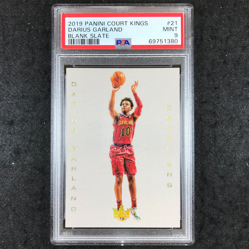 2019 Panini Court Kings DARIUS GARLAND Blank Slate #21 PSA 9 (380)