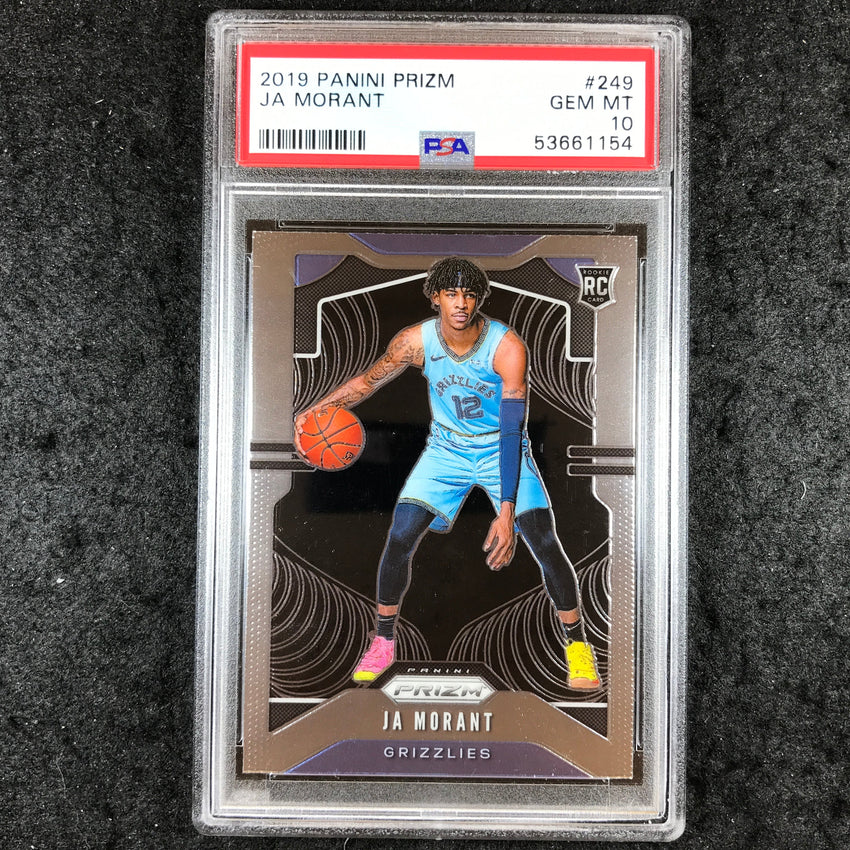 2019 Prizm JA MORANT Rookie Base #249 PSA 10 (154)