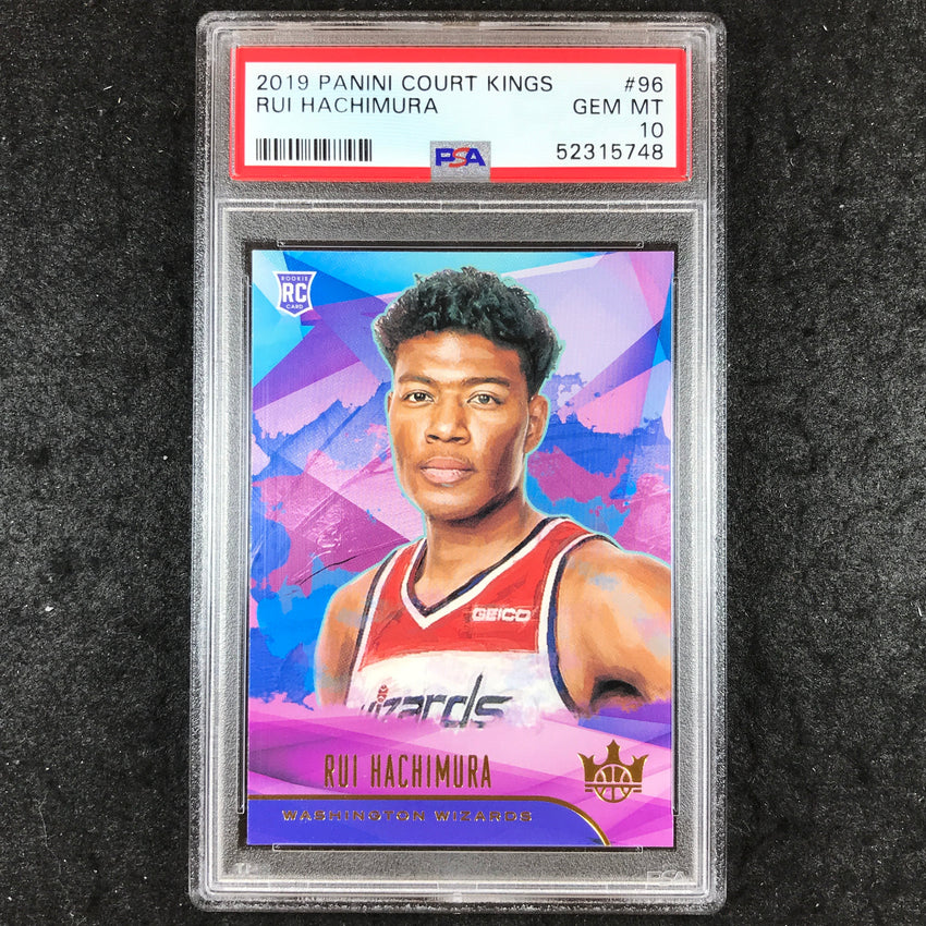 2019 Panini Court Kings RUI HACHIMURA Rookies I #96 PSA 10 (748)