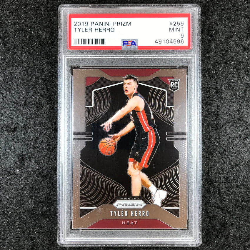 2019 Prizm TYLER HERRO Rookie Base #259 PSA 9 (596)