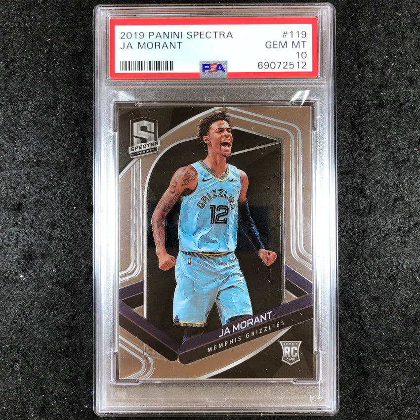 2019 Panini Spectra JA MORANT Rookie Base #119 PSA 10 (512)