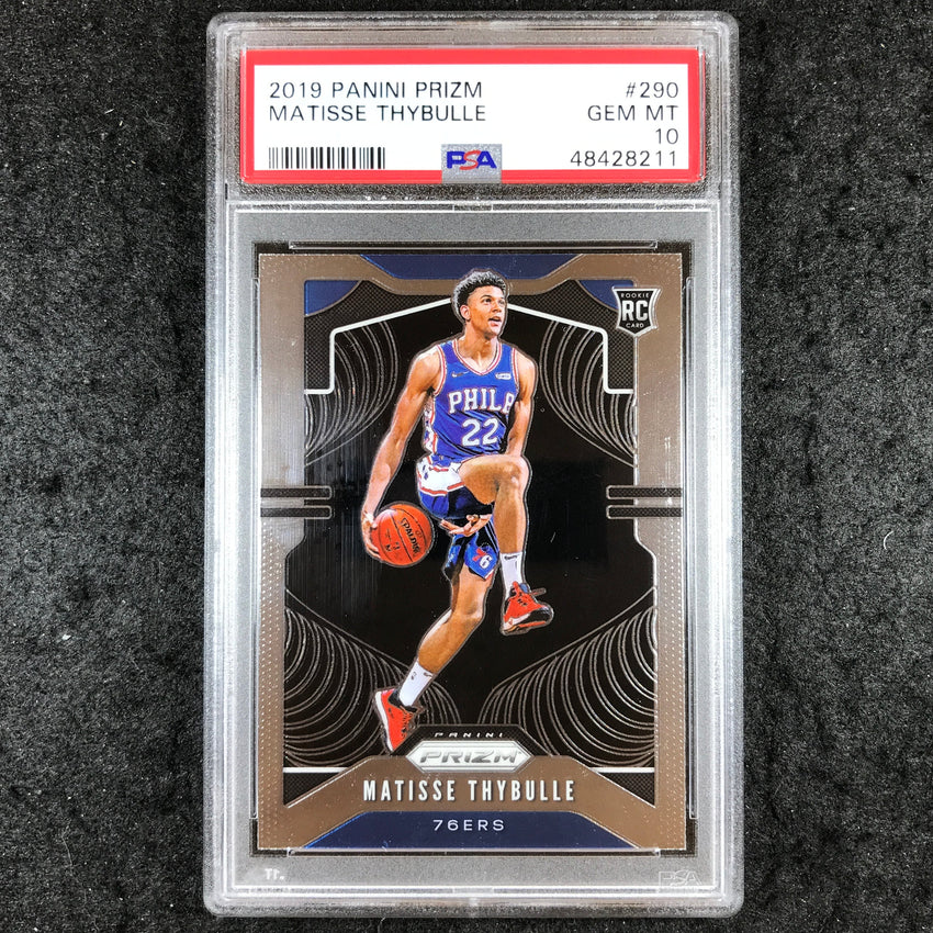 2019 Prizm MATISSE THYBULLE Rookie Base #290 PSA 10 (211)