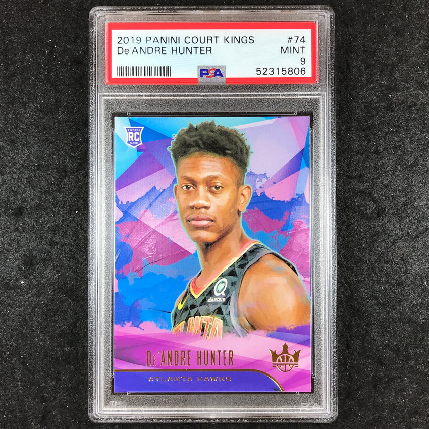 2019 Panini Court Kings DE'ANDRE HUNTER Rookies I #74 PSA 9 (806)