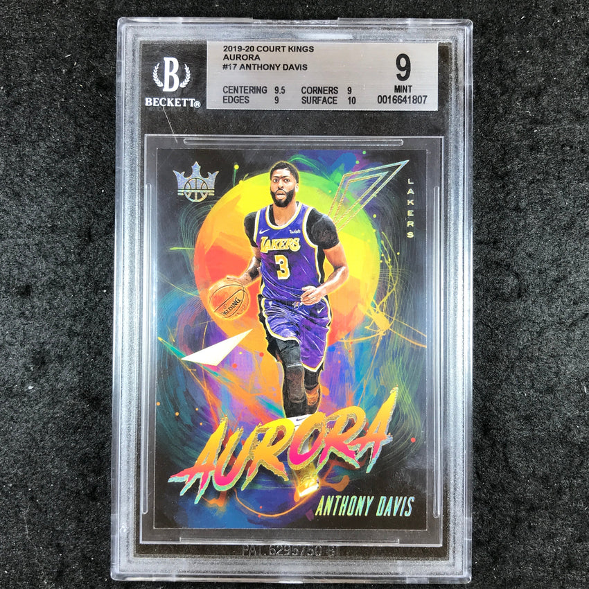 2019 Court Kings ANTHONY DAVIS Aurora #17 BGS 9 (807)