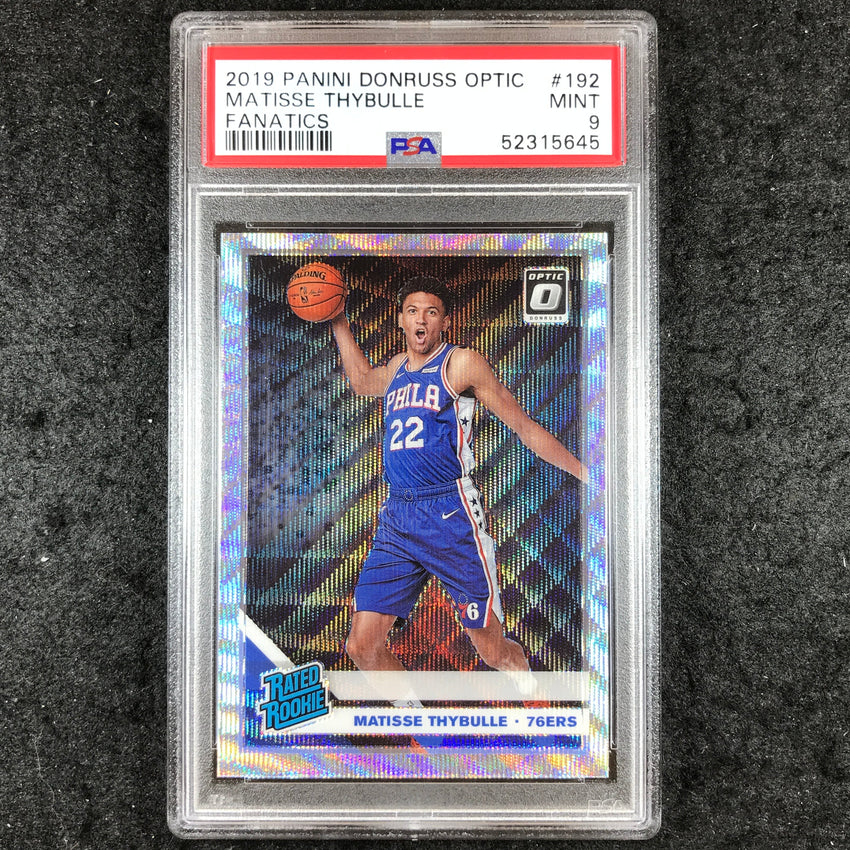2019 Donruss Optic MATISSE THYBULLE Rated Rookie Fanatics #192 PSA 9 (645)