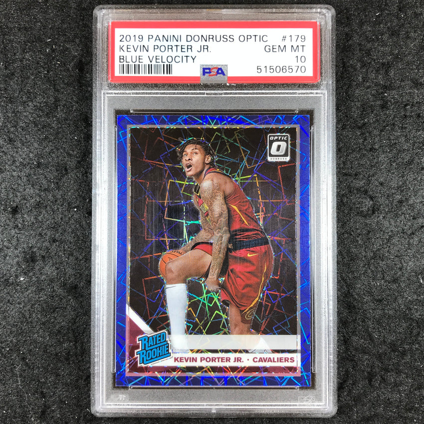 2019 Donruss Optic KEVIN PORTER JR. Rated Rookie Blue Velocity #179 PSA 10 (570)