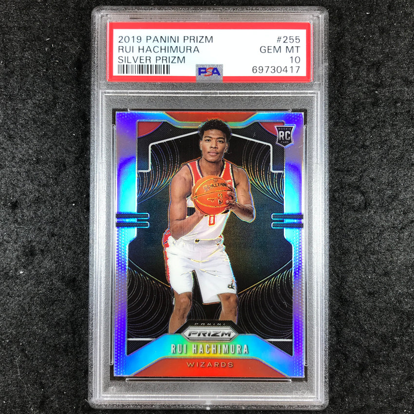 2019 Prizm RUI HACHIMURA Rookie Silver #255 PSA 10 (417)
