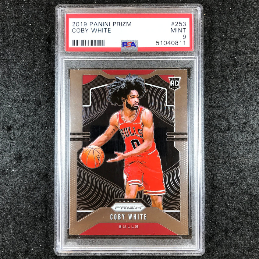 2019 Prizm COBY WHITE Rookie Base #253 PSA 9 (811)