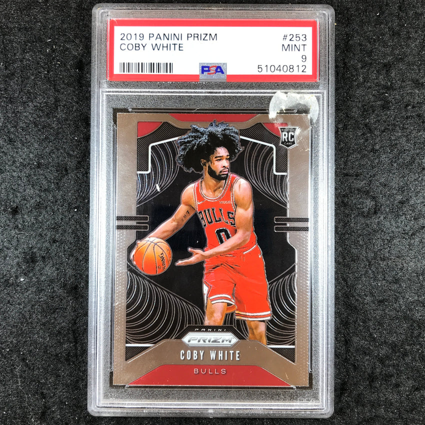2019 Prizm COBY WHITE Rookie Base #253 PSA 9 (812)