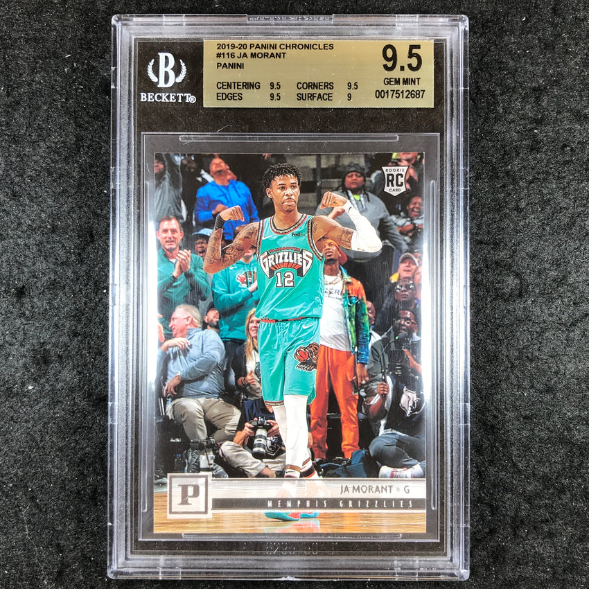 2019 Panini Chronicles JA MORANT Rookie #116 BGS 9.5 (687)