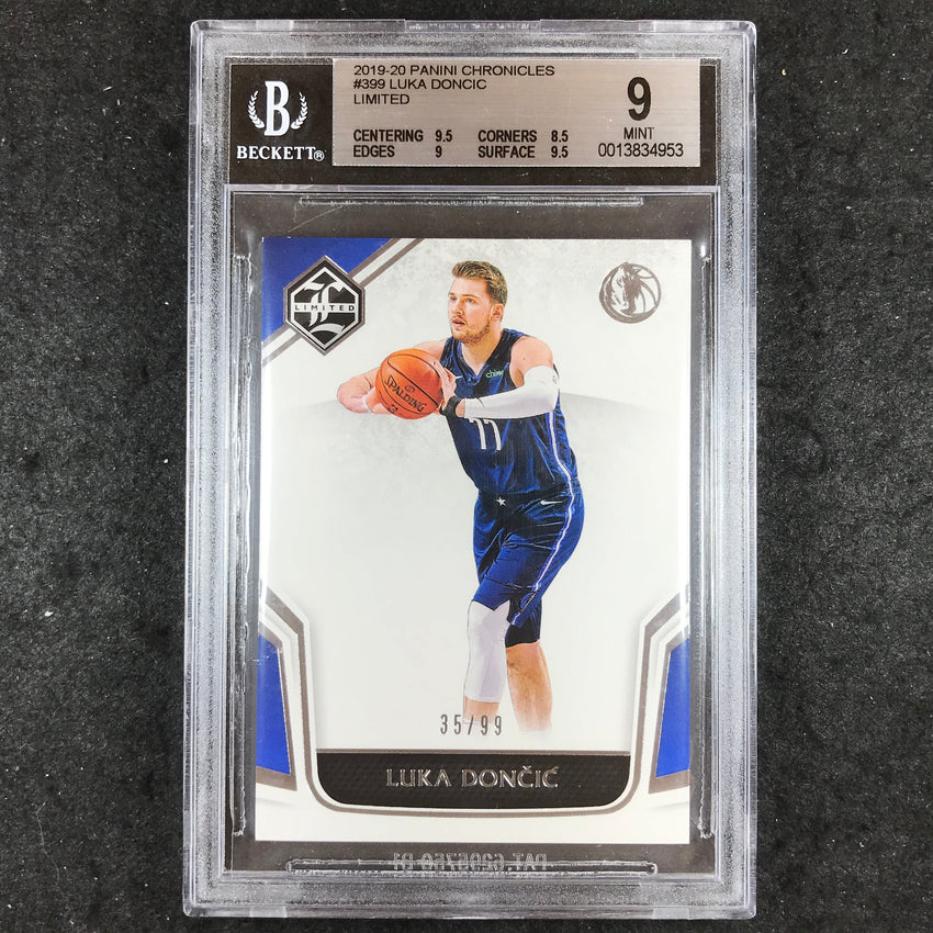 2019 Panini Chronicles LUKA DONCIC Limited 35/99 #399 BGS 9 (953)