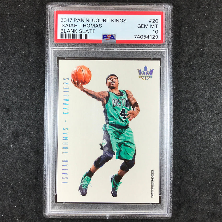 2017 Court Kings ISAIAH THOMAS Blank Slate #20 PSA 10 (129)