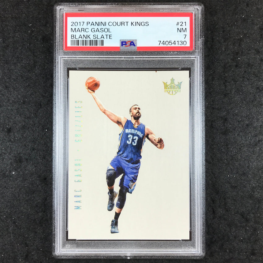 2017 Panini Court Kings MARC GASOL Blank Slate #21 PSA 7 (130)