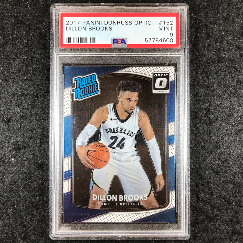 2017 Panini Donruss Optic DILLON BROOKS Rated Rookie #152 PSA 9 (600)