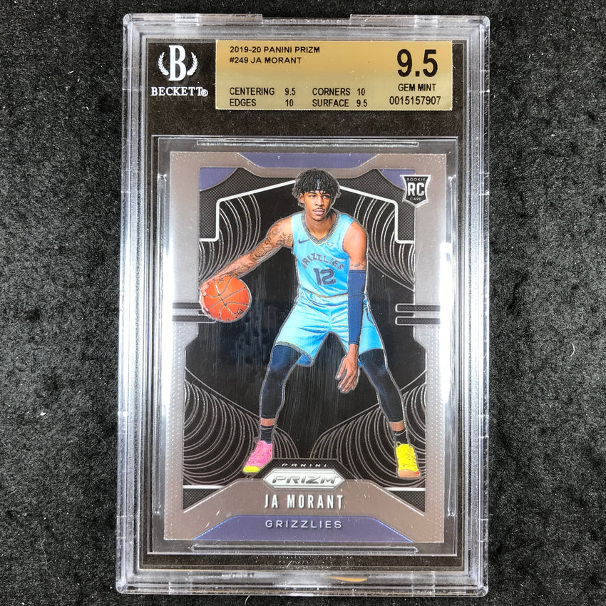 2019 Prizm JJA MORANT Rookie Base #249 BGS 9.5 (907)