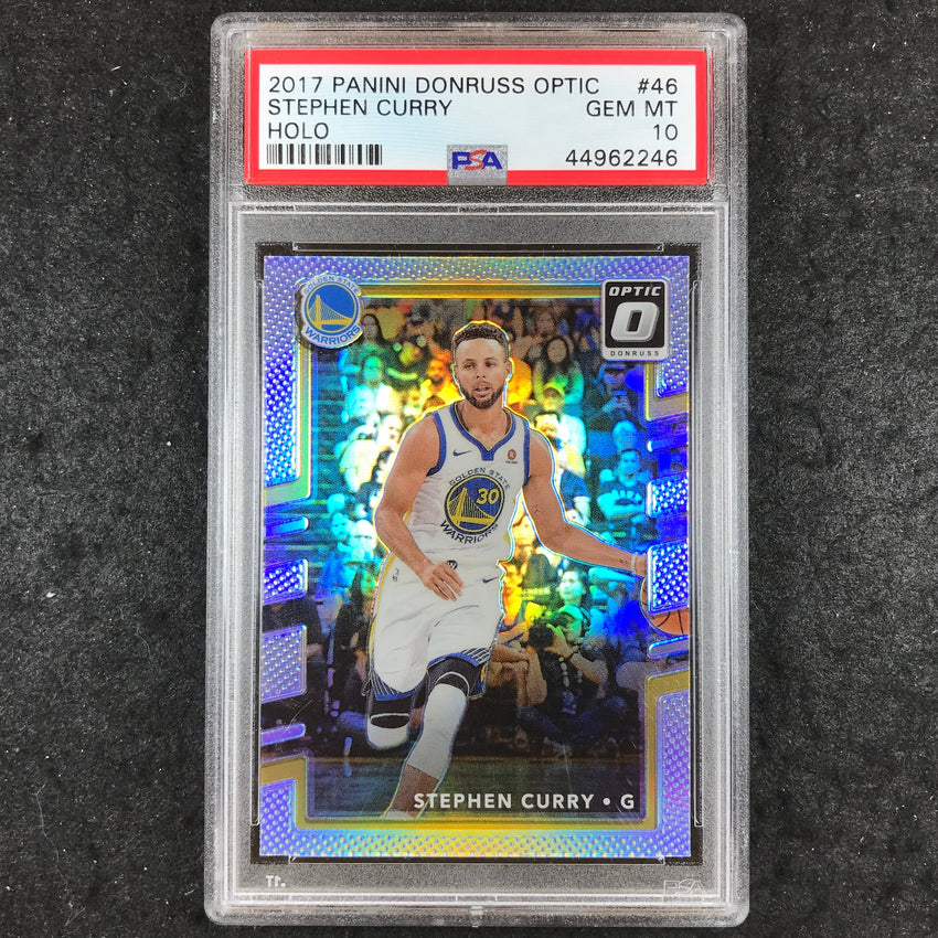 2017 Panini Donruss Optic STEPHEN CURRY Holo #46 PSA 10 (246)