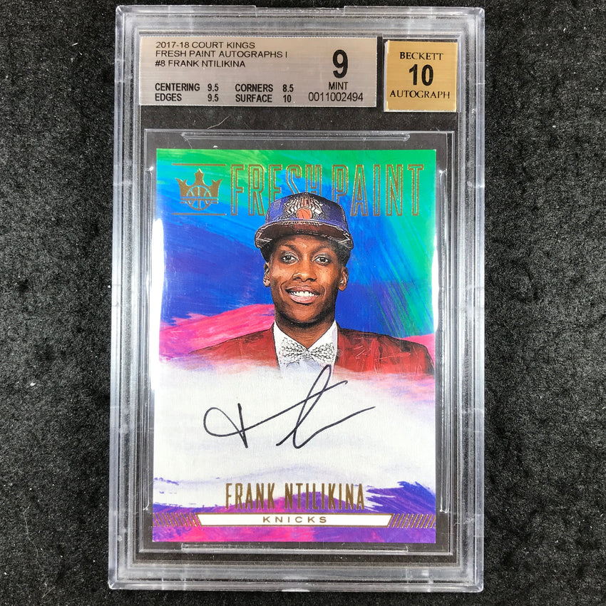 2017 Court Kings FRANK NTILIKINA Fresh Pain Rookie Auto #8 BGS 9/10 (494)