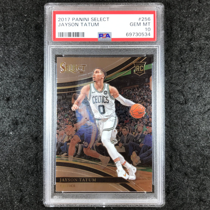 2017 Select JAYSON TATUM Rookie Courtside Base #256 PSA 10 (534)