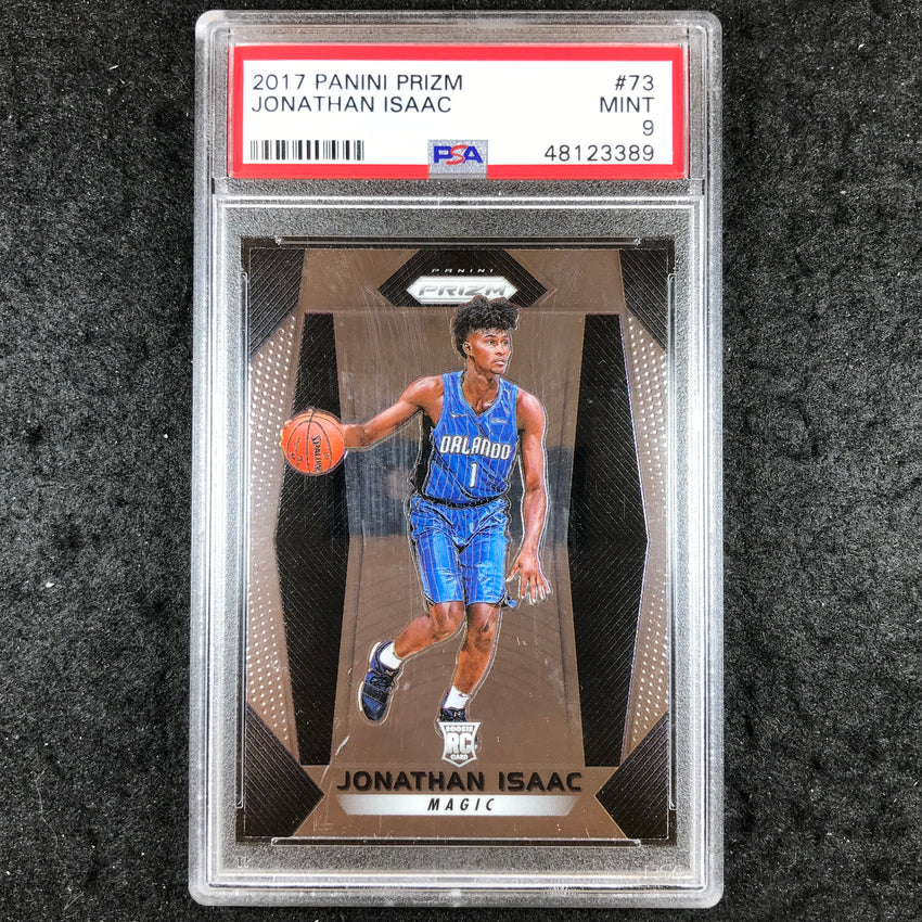 2017 Prizm JONATHAN ISAAC Rookie Base #73 PSA 9 (389)