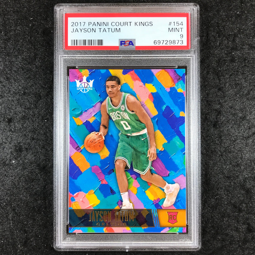 2017 Panini Court Kings JAYSON TATUM Rookies II #154 PSA 9 (873)