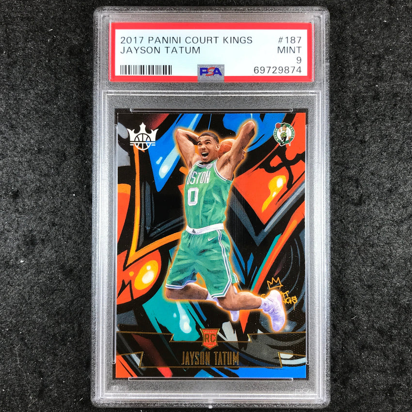 2017 Panini Court Kings JAYSON TATUM Rookies III #187 PSA 9 (874)