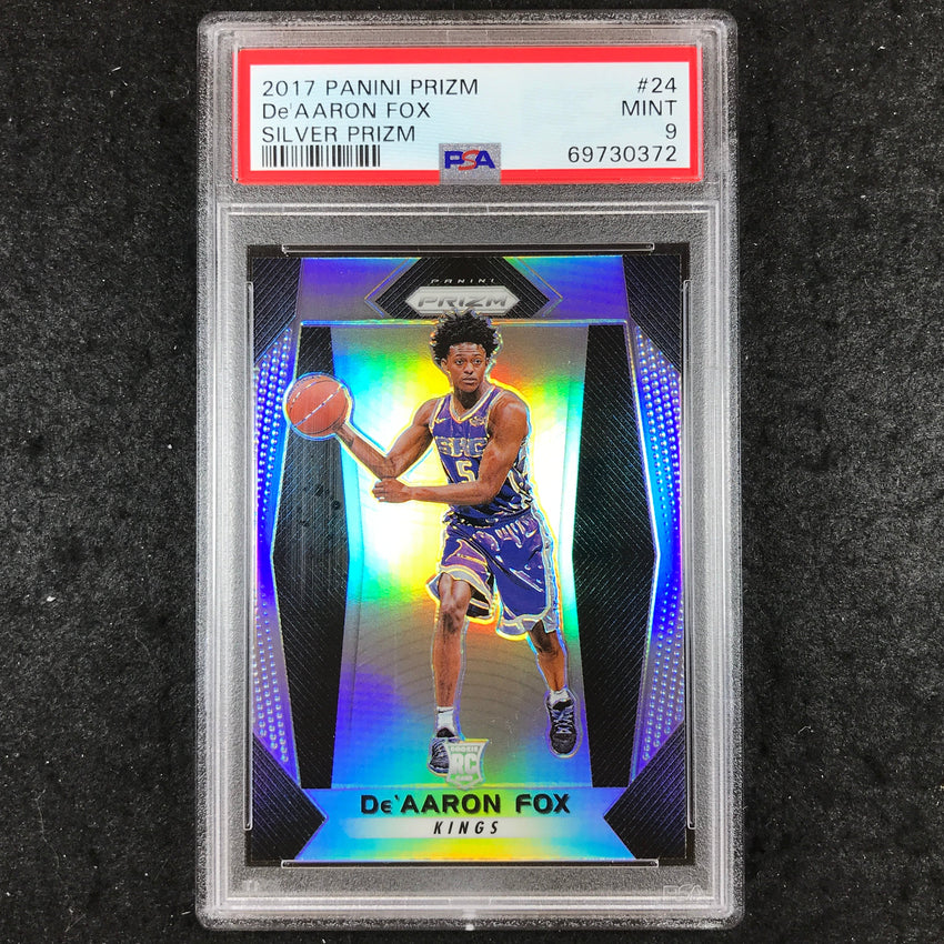 2017 Prizm DE'AARON FOX Rookie Silver #24 PSA 9 (372)